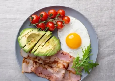 image of low carb diet meals